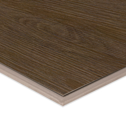 Studio Adlar luxury vinyl tile in low gloss finish, 9x48 inches, Dark Wood design, part of Everlife collection.