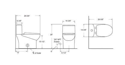 One Piece Toilet T9 02