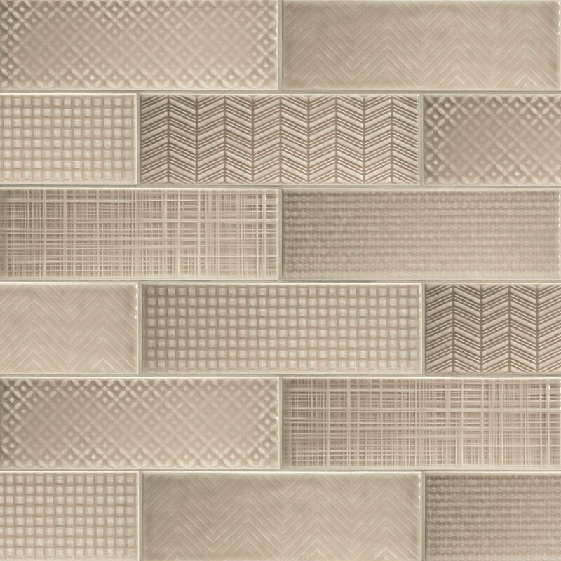 Urbano Warm Concrete 3D Mix 4X12