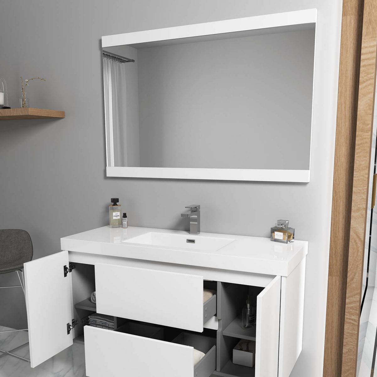 Valencia 48 Inch Single Vanity
