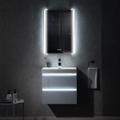 Jena 24 Inch Vanity（LED Illuminated）