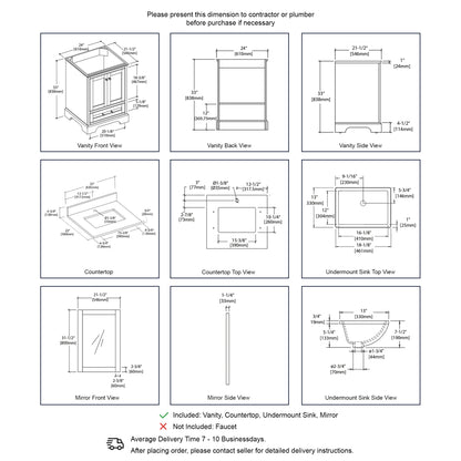Copenhagen 24″ Vanity