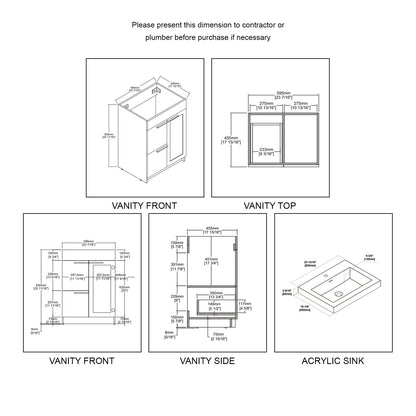 Hanover 24″ Vanity