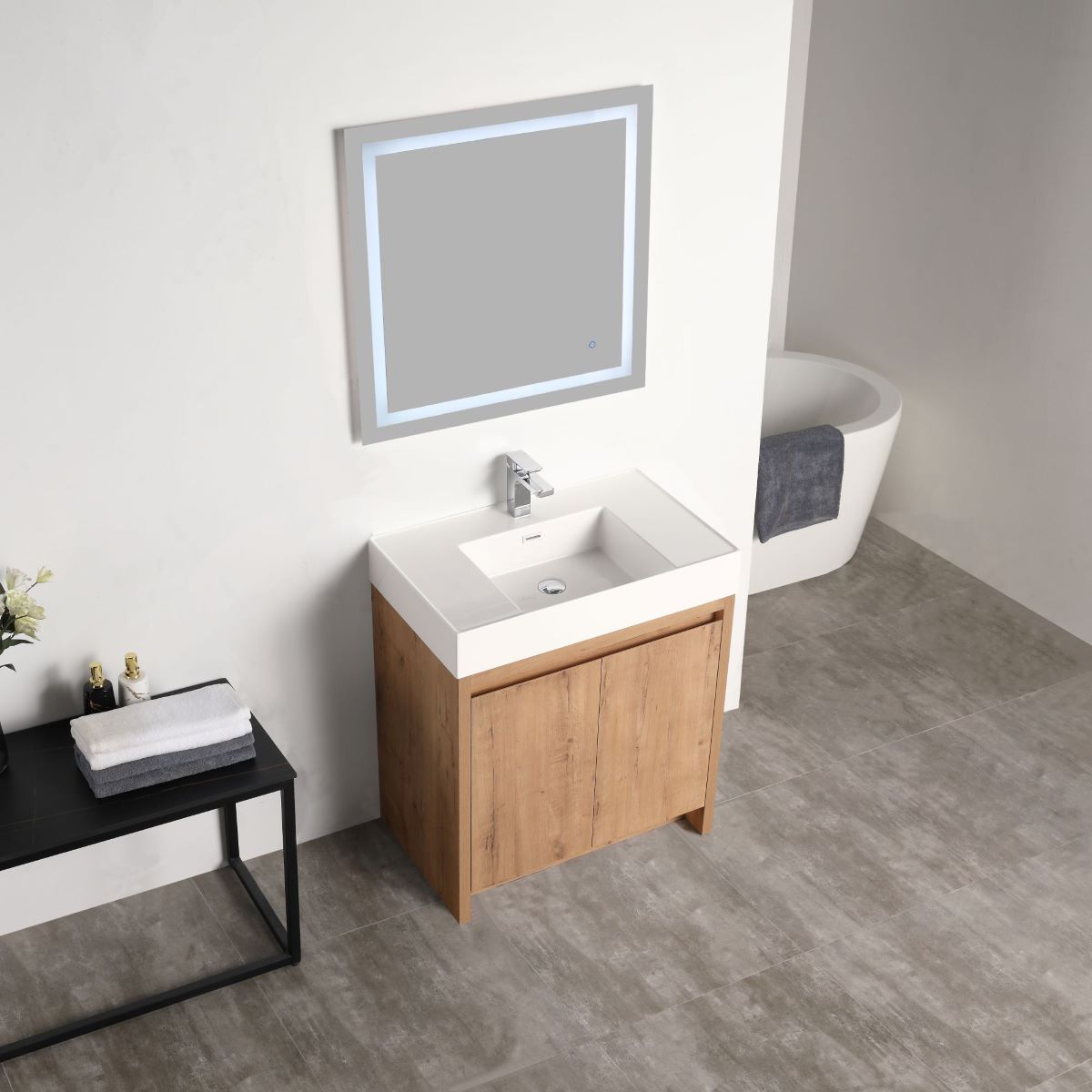Capri 30″ Vanity （Dual LED Illuminated）