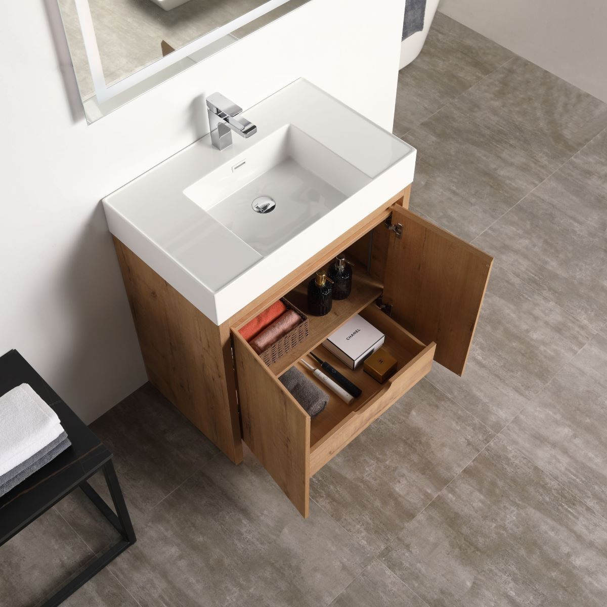 Capri 30″ Vanity （Dual LED Illuminated）