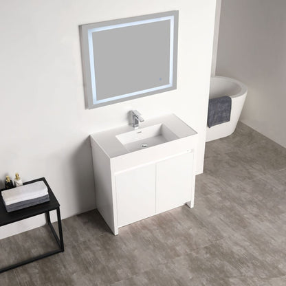 Capri 36″ Vanity （Dual LED Illuminated）