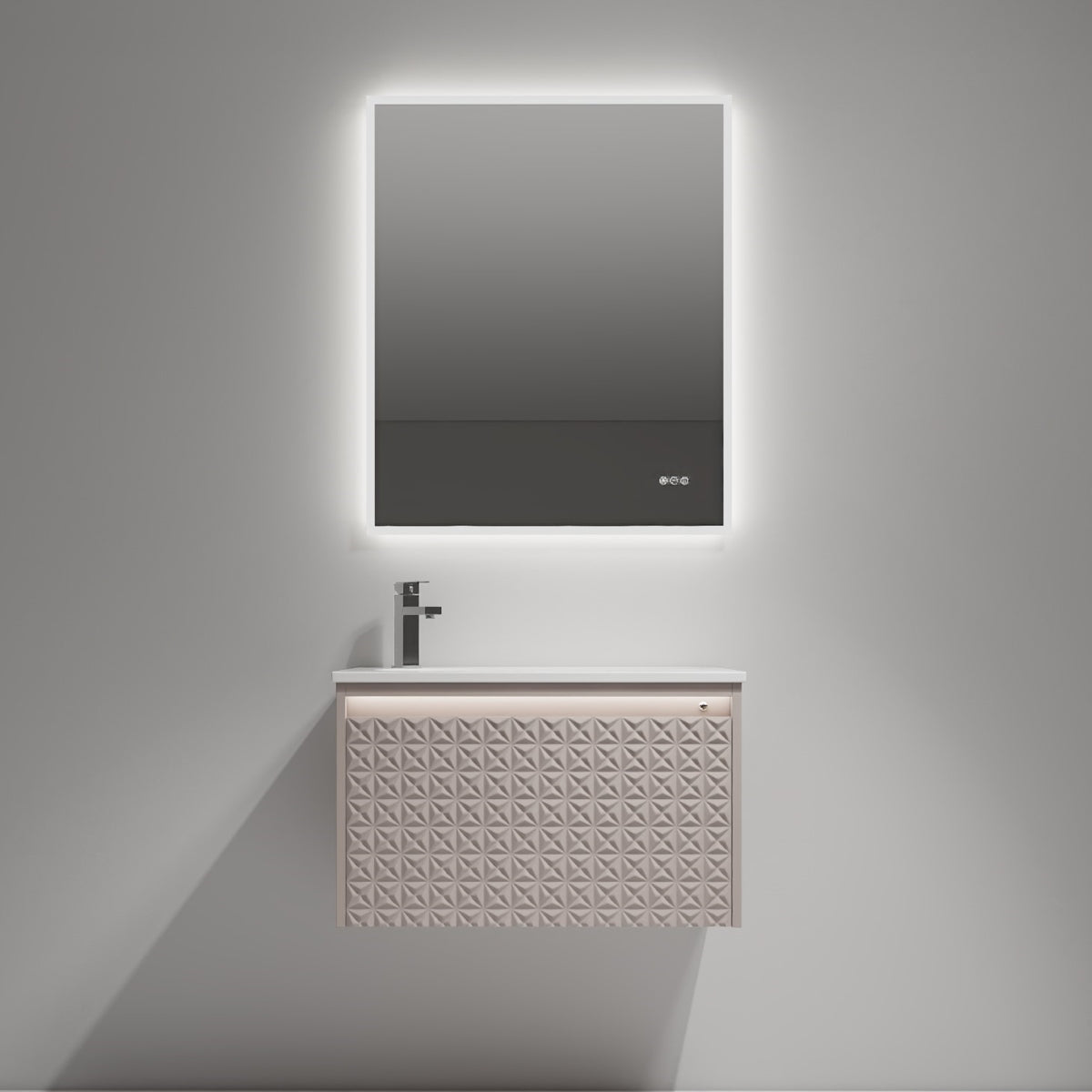 Thun 30″ Vanity With Droplet-Shaped Basin (LED Illuminated)