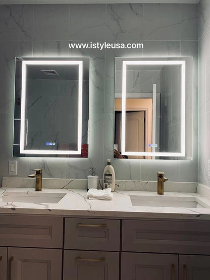24" LED Ana Medicine Cabinet (Surface Mount/Recessed) (Left Hinge)