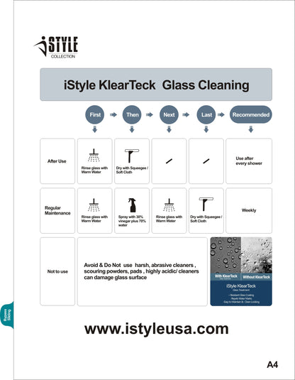 78" MZ Matthew Series Frameless Single Sliding Shower Door with Klearteck Treatment (3/8" Thickness) (3 Panels)(Chrome)