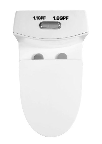 K-0382  One-Piece 28" Dual Flush Toilet (12" Rough)