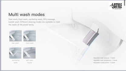 Model-2 Series 6000 G1W1 One-Piece Smart Toilet (Elongated)