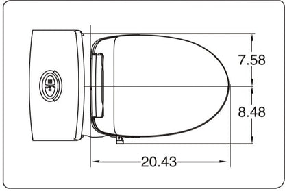 Model 3 SY0101 Smart Bidet Toilet Seat (Elongated)