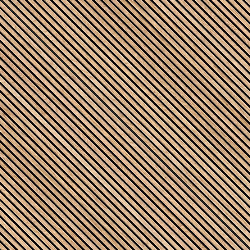 Natural Acoustic Wood Slat Panels