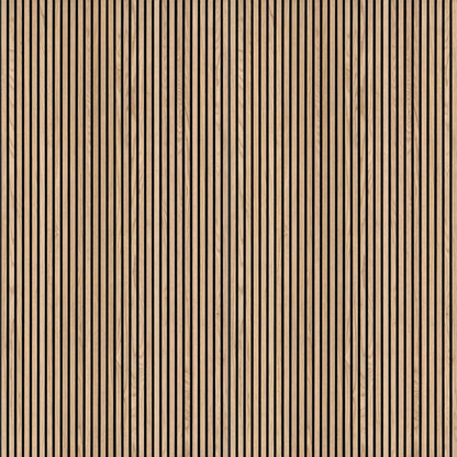 Natural Acoustic Wood Slat Panels