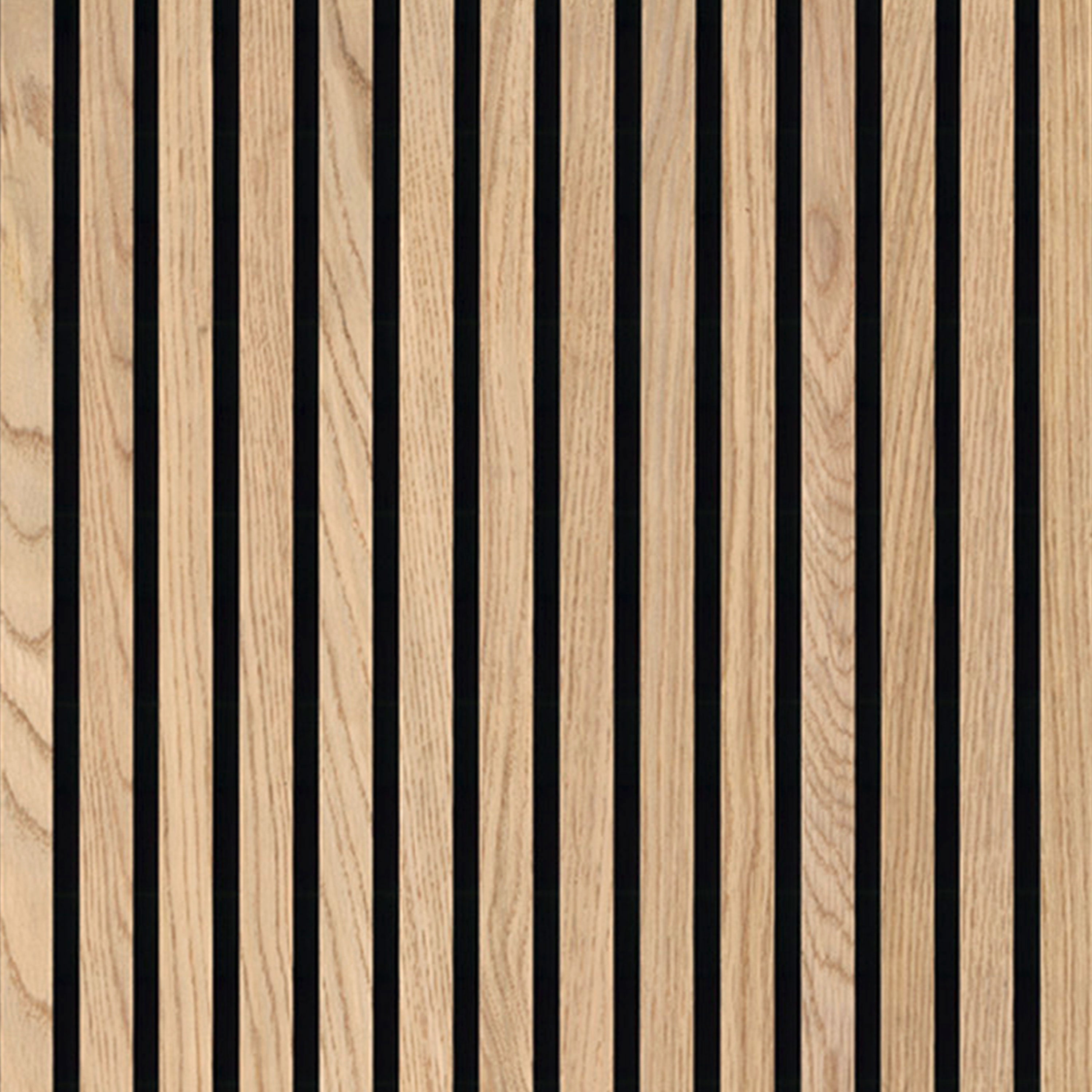 Natural Acoustic Wood Slat Panels