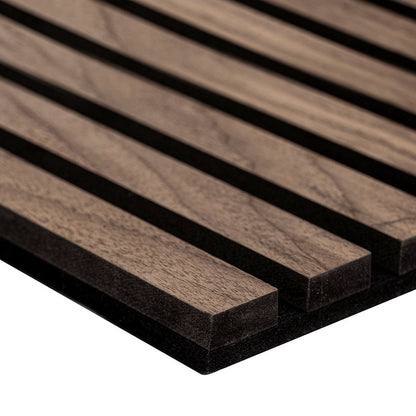 Tawny Acoustic Wood Slat Panels