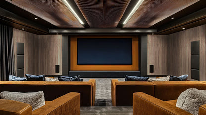 Tawny Acoustic Wood Slat Panels