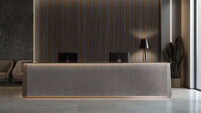 Umber Acoustic Wood Slat Panels