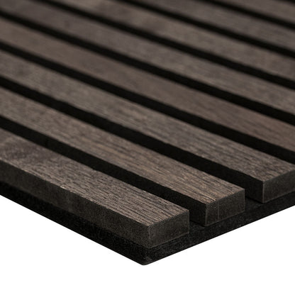 Umber Acoustic Wood Slat Panels