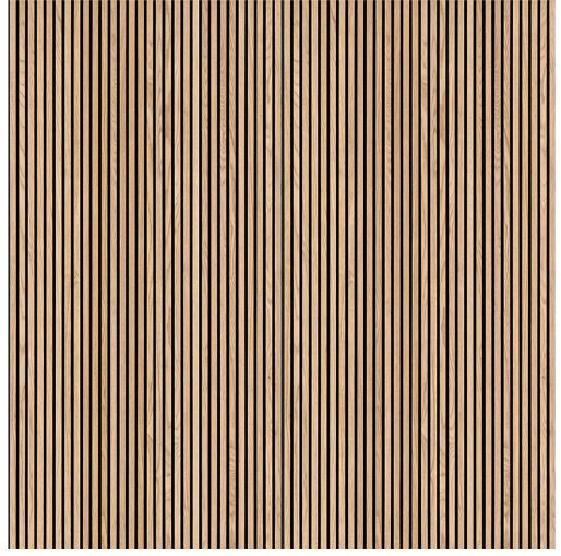 Wood Slat Panel Natural Acoustic
