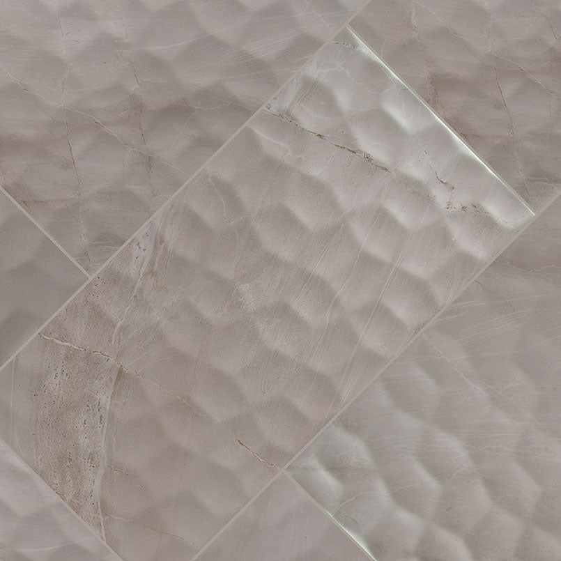 Adella Viso Gris 12x24 Satin