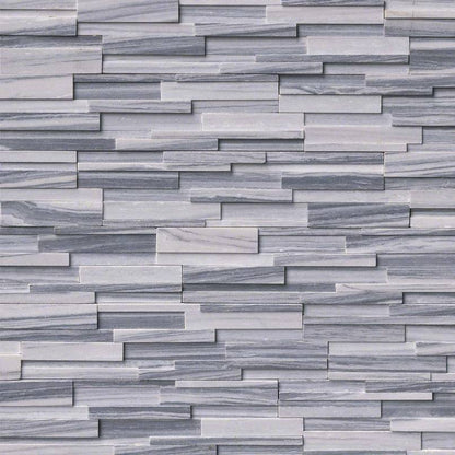 RockMount™ Stacked Stone Panels - Alaska Gray 3D Honed