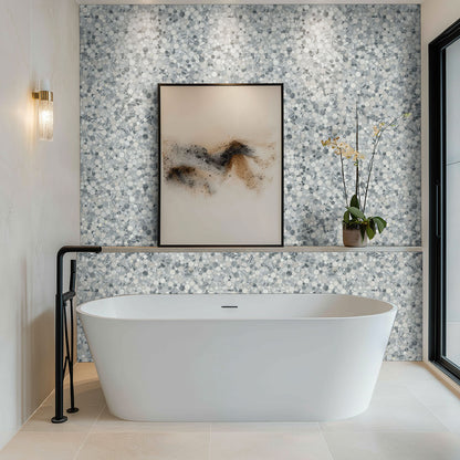 Alaska Gray Pebble Polished 10mm