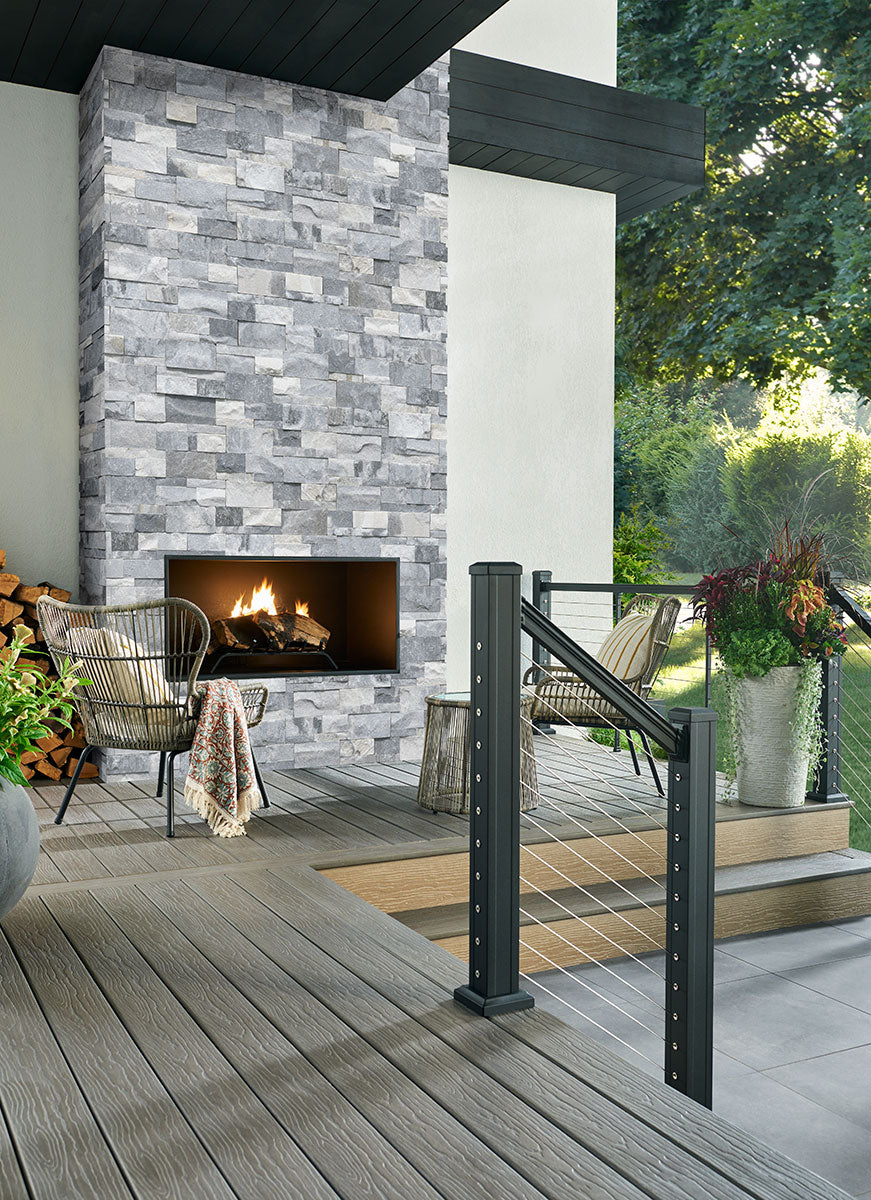 XL RockMount™ Stacked Stone Panels Alaska Gray