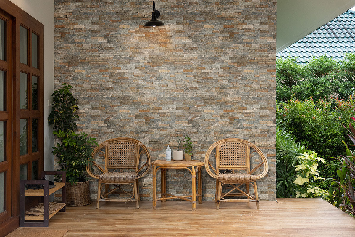RockMount™ Stacked Stone Panels - Amber Falls