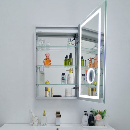 20" LED Ana Medicine Cabinet (Surface Mount/Recessed) (Left Hinge)