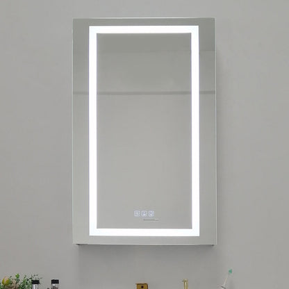 20" LED Ana Medicine Cabinet (Surface Mount/Recessed) (Left Hinge)