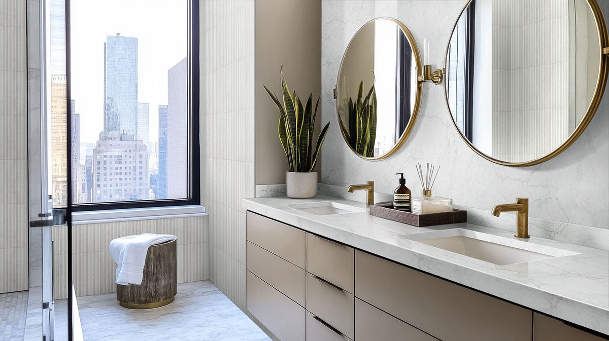 Arabescato Venato Tile 4x12 Slat Honed