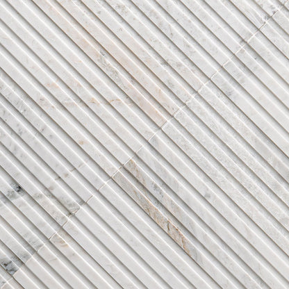 Arabescato Venato Tile 4x12 Slat Honed