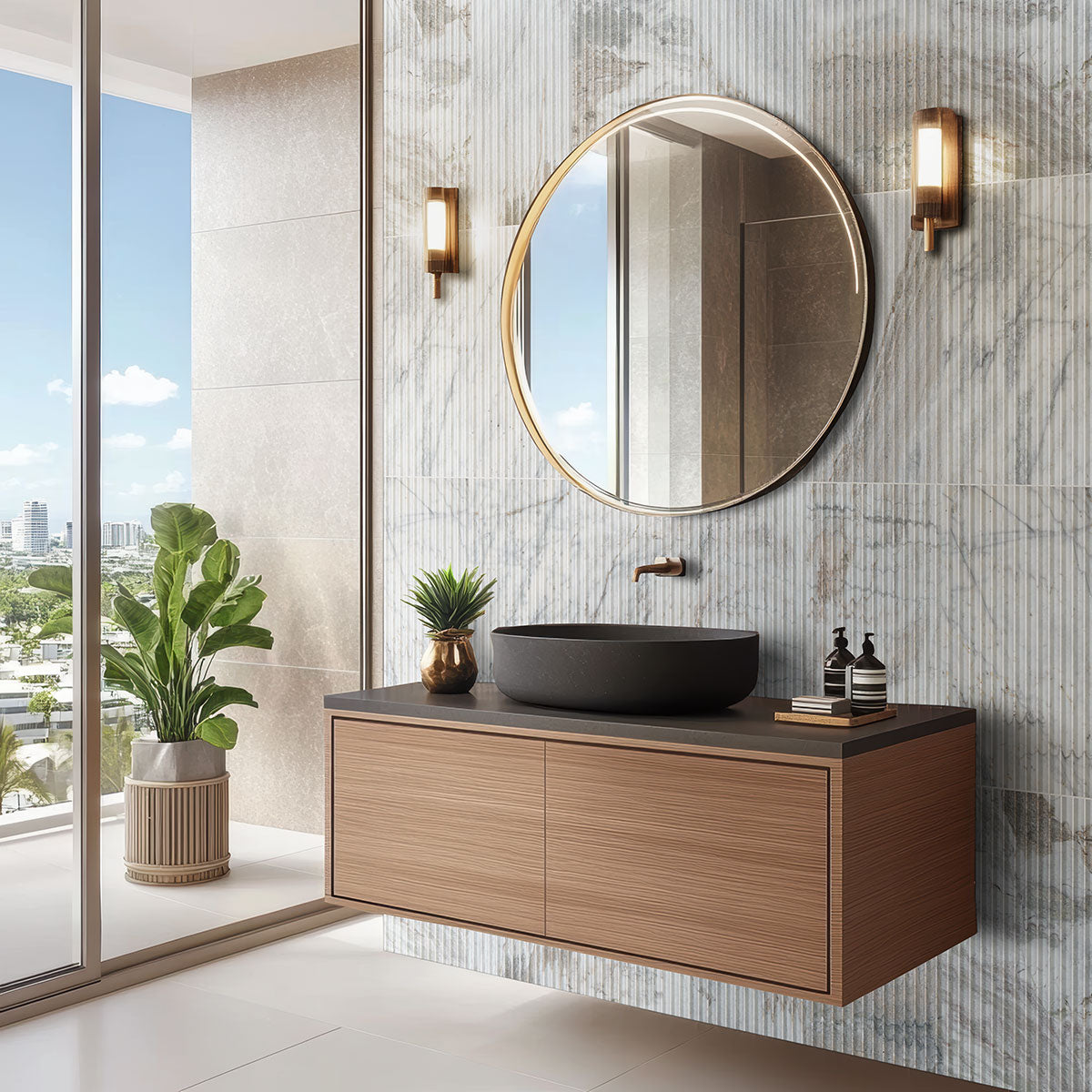 Arabescato Venato Valentino Fluto 12x24 Honed