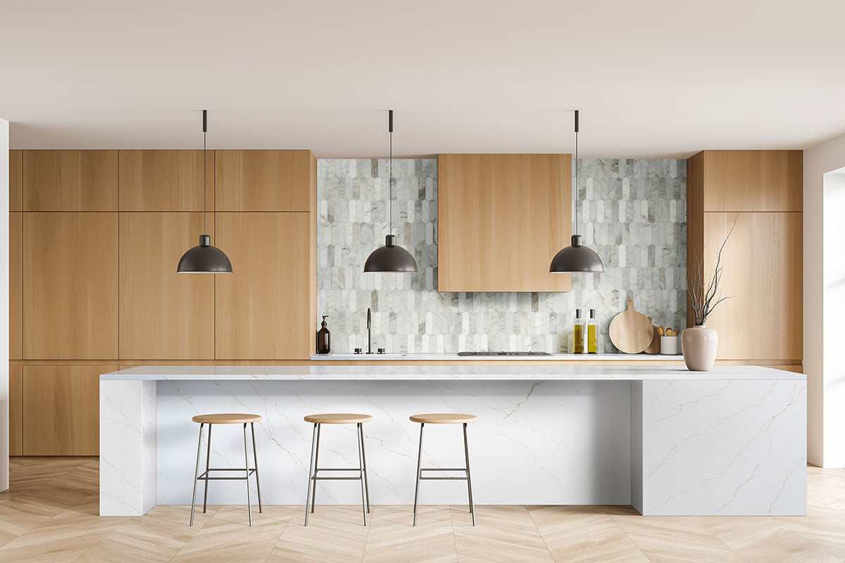 Arabescato Venato Picket Honed