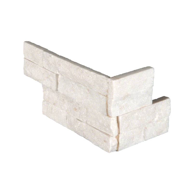 Arctic White Ledger Corner