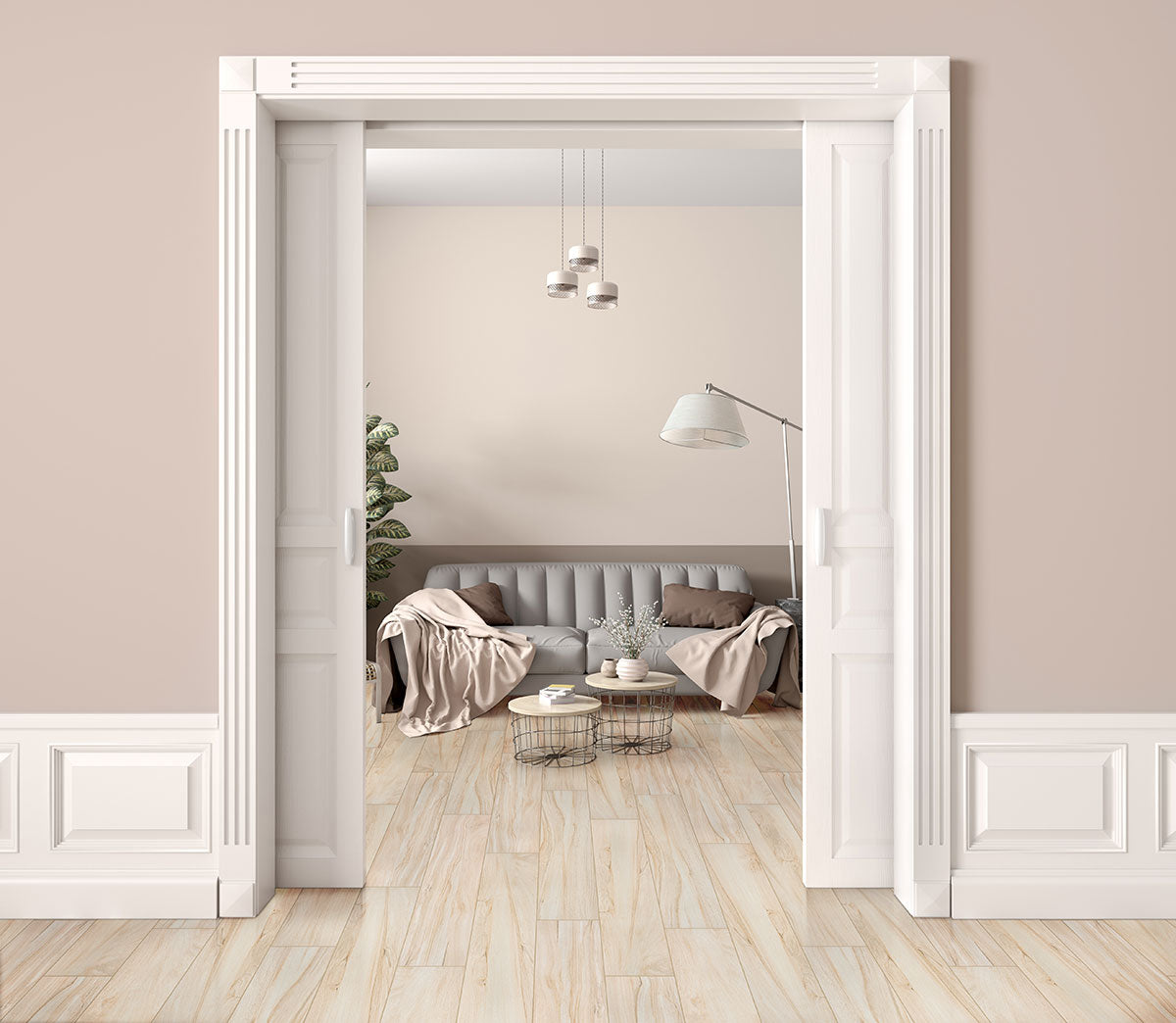 Artic Aspenwood Porcelain Wood Look Tile