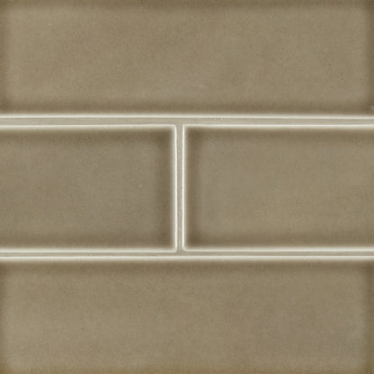 Artisan Taupe Subway Tile 4x12