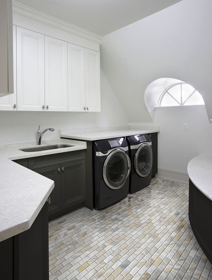 Athena Gold Beveled Tile 2x4