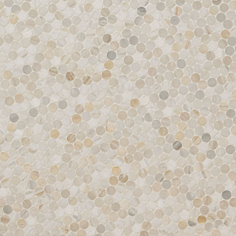 Athena Gold Penny Round Honed