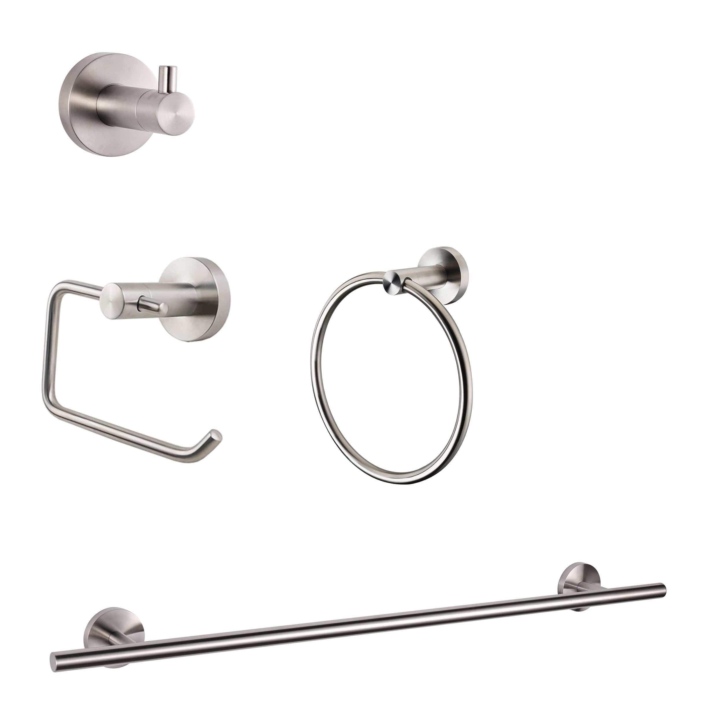 St. Marys Stainless Steel 5 Piece Bathroom Accessory Set