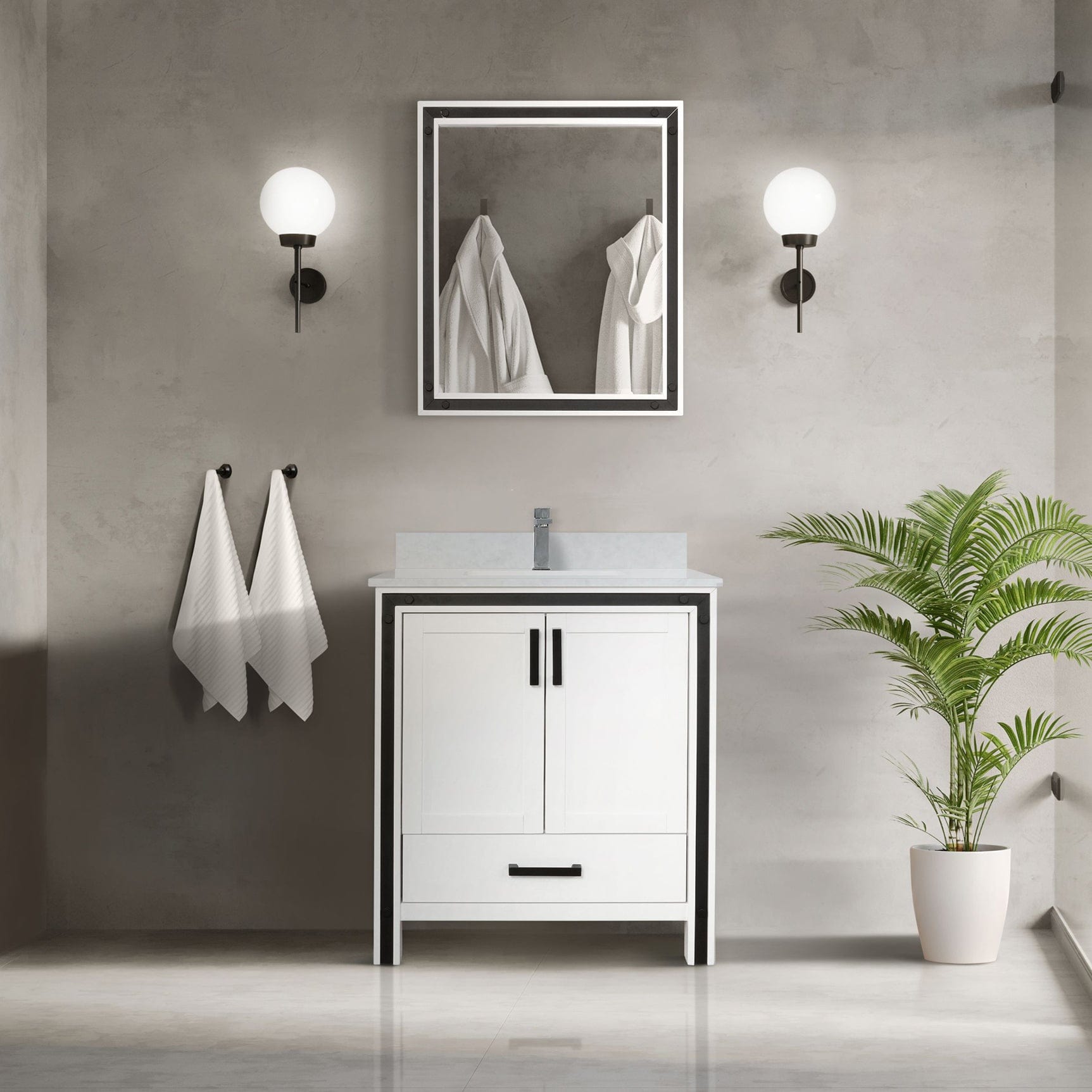 Ziva 30" x 22" Single Bath Vanity