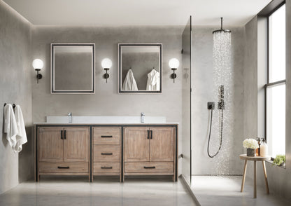 Ziva 80" x 22" Double Bath Vanity