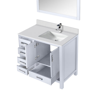 Jacques 36" x 22" Right Offset Bath Vanity
