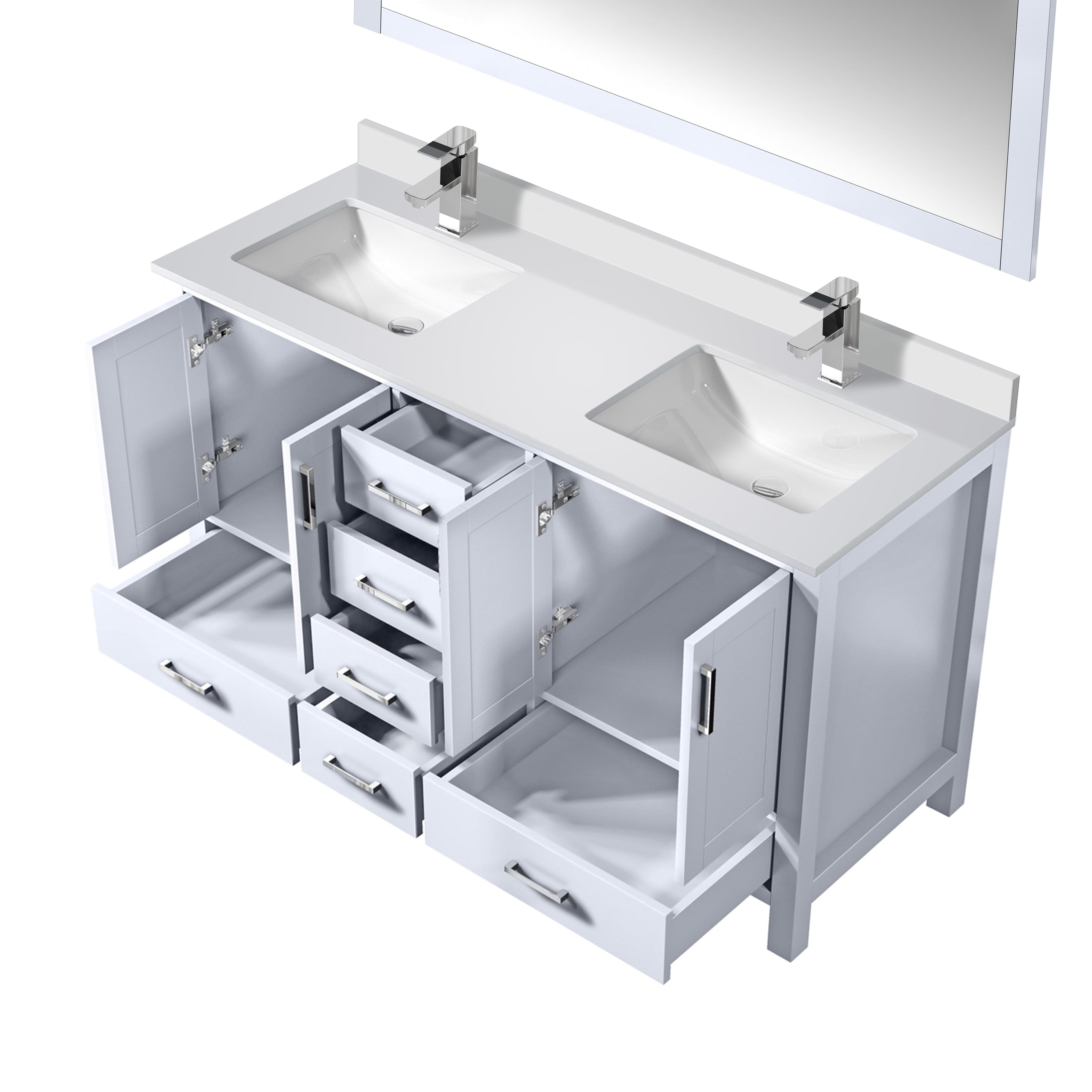 Jacques 60" x 22" Double Bath Vanity