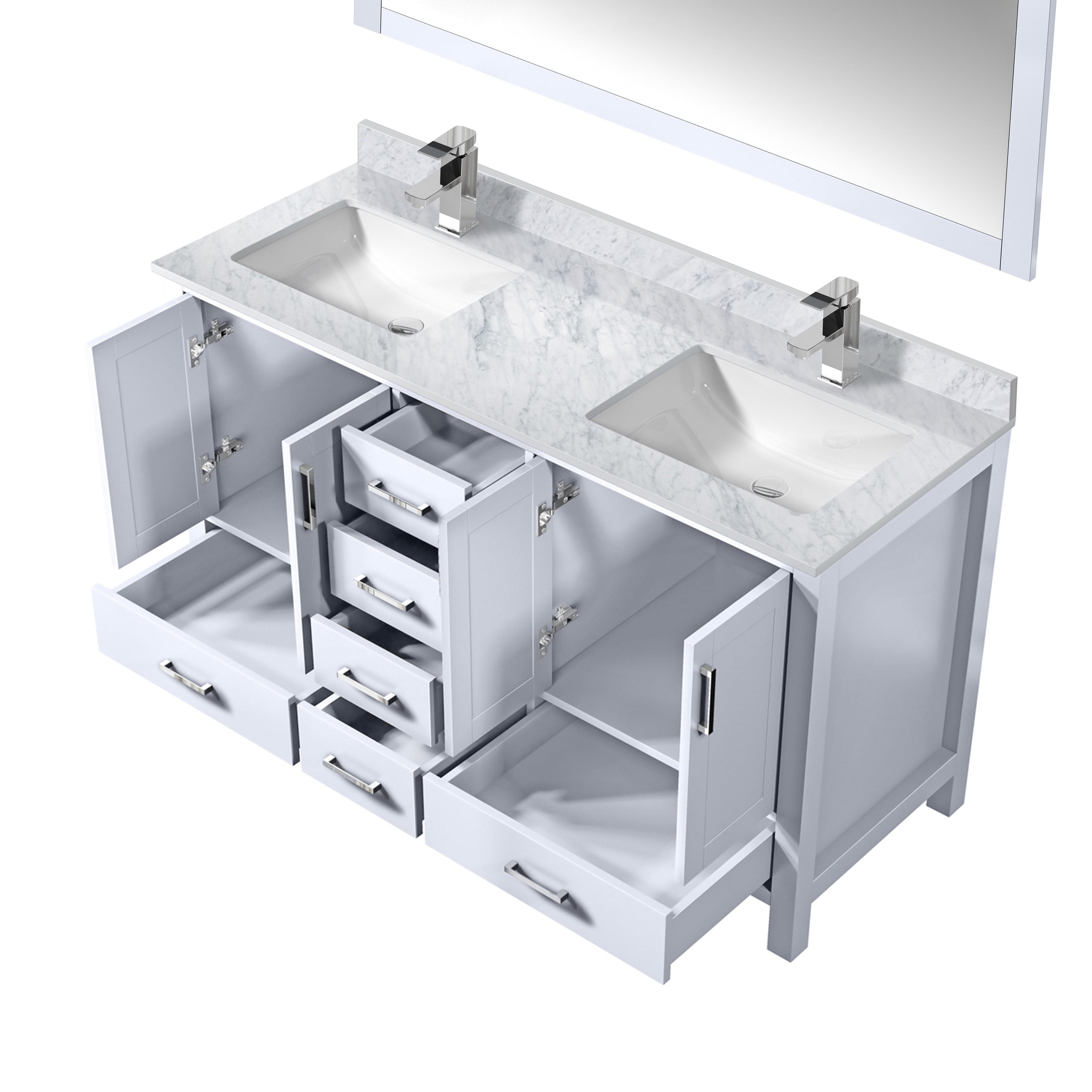 Jacques 60" x 22" Double Bath Vanity