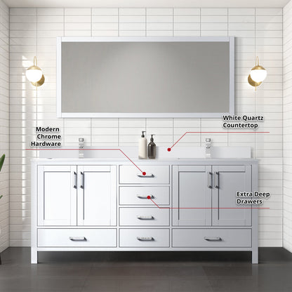 Jacques 72" x 22" Double Bath Vanity