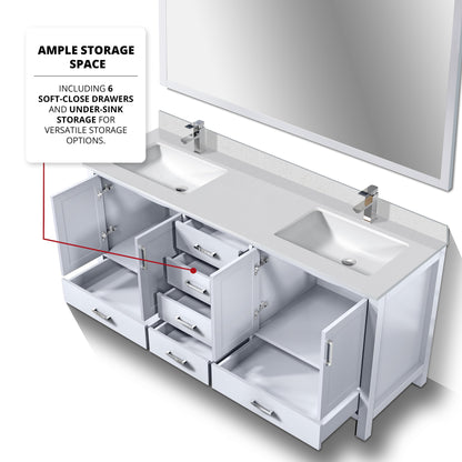 Jacques 72" x 22" Double Bath Vanity