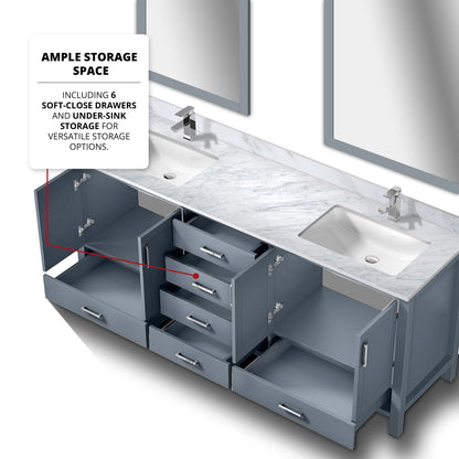Jacques 80" x 22" Double Bath Vanity
