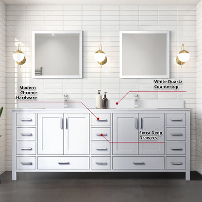Jacques 84" x 22" Double Bath Vanity